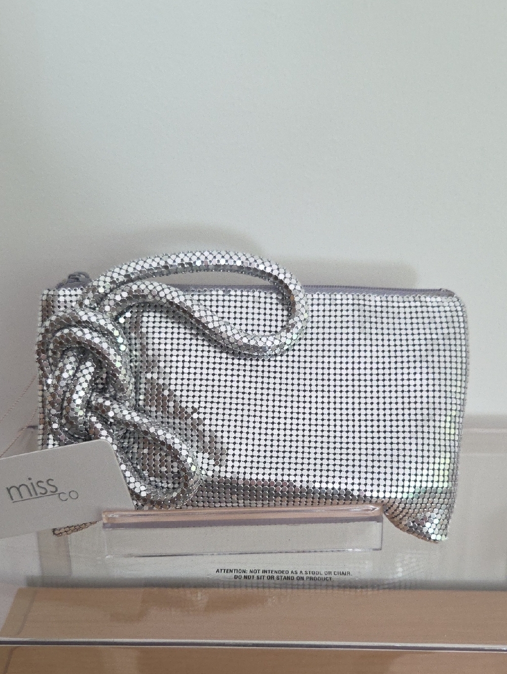 Silver wristlet - NWT